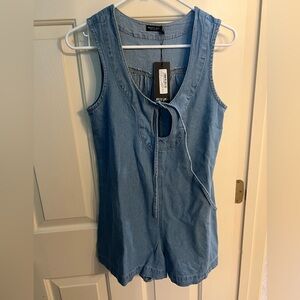 Nasty Gal Denim Romper